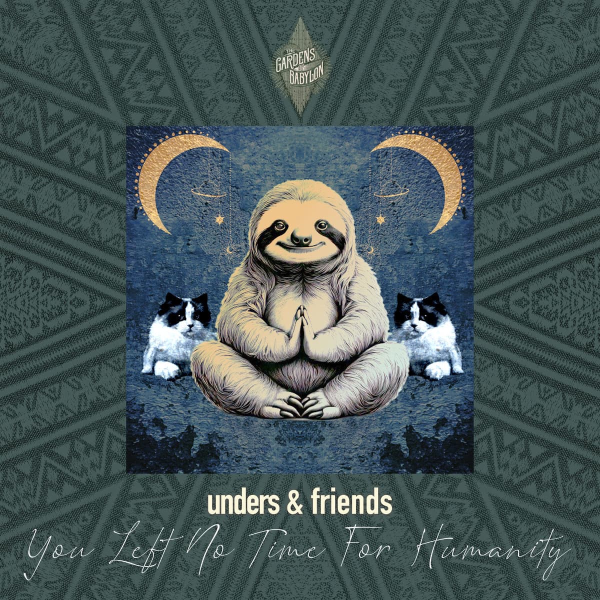you left no time for humanity by unders & friends, cover artwork
